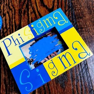 Phi Sigma Sigma thick 4x6 frame